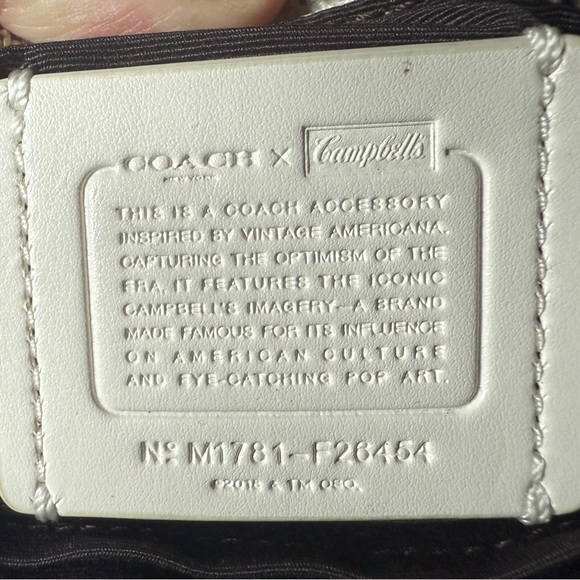 Coach Campbell's Soup Can Clutch in Red and White - Picture 5 of 5